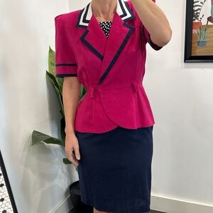 Danny & Nicole Vibrant Pink Fabric